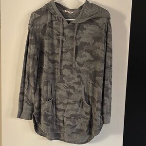 Gray Camouflage Hoodie